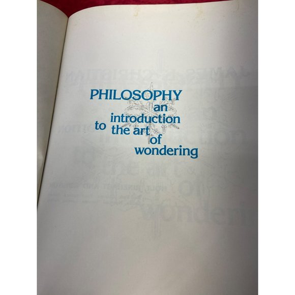 Philosophy: An introduction to the art of wondering Second Edition James Lee Chr - Picture 3 of 8